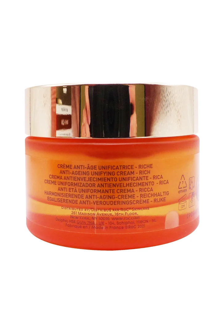 ROC RENOUVEAU + ECLAT CREME ANTI-ÂGE RICHE 50ML 4 dos creme anti age riche