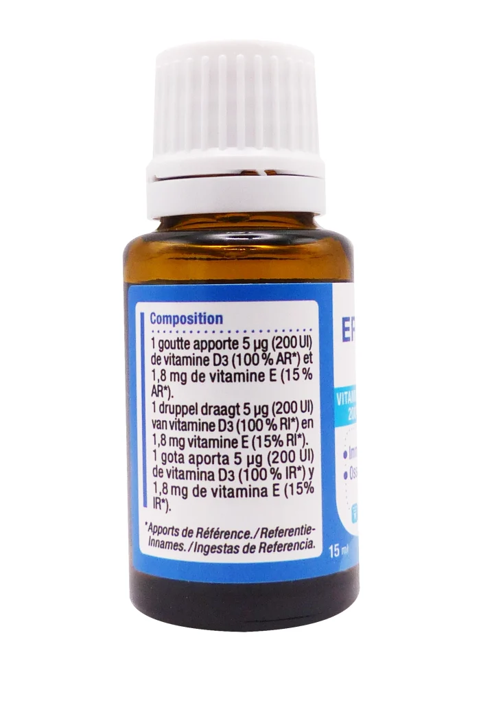 ERGY D FLACON 15ML 4 dos flacon vit d3 15 ml