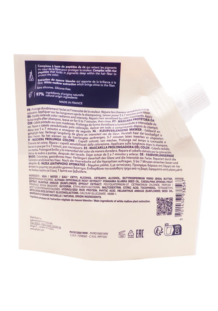 PHYTO MINI MASQUE PROLONGATEUR COULEUR 75ML 3 dos recharge