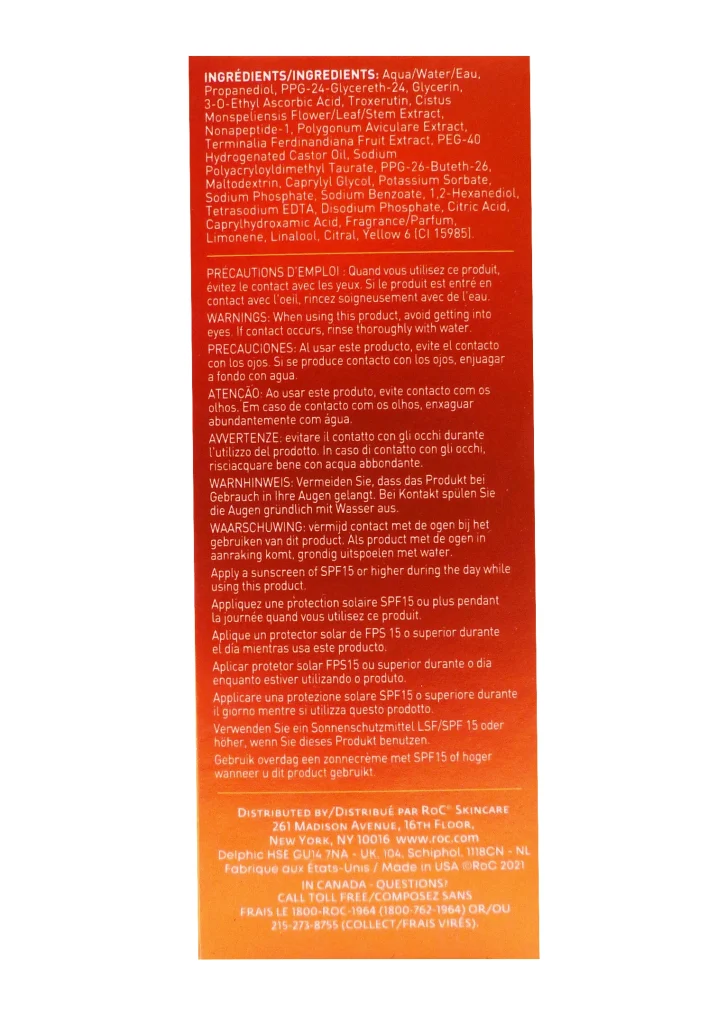 ROC RENOUVEAU ECLAT SERUM QUOTIDIEN 30ML 5 dos roc 2