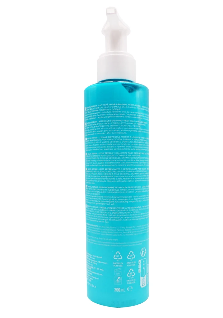 ROC LAIT REPARATEUR APRES-SOLAIRE 200ML 3 dos roc lait