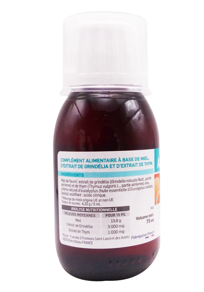 PILEJE AZEOL SIROP TOUX GRASSE 75ML 4 dos sirop