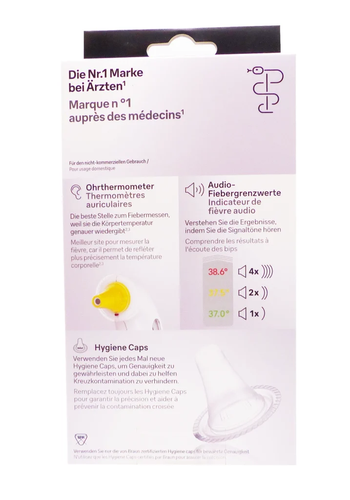 THERMOSCAN 3 THERMOMETRE AURICULAIRE 3 dos thermometre