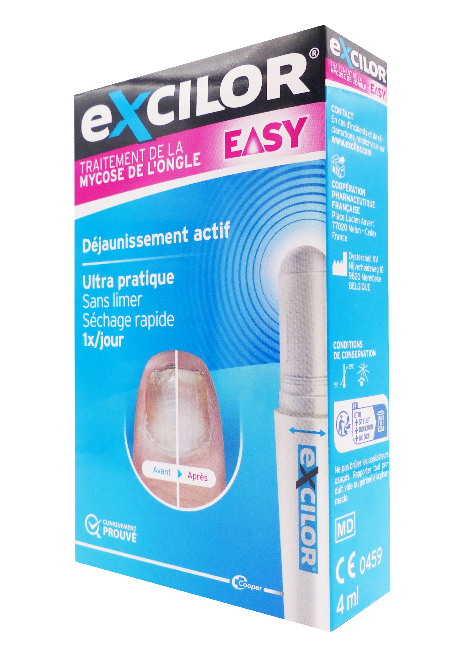 EXCILOR EASY DEJAUNISSEMENT ACTIF 4 ML 1 excilor easy