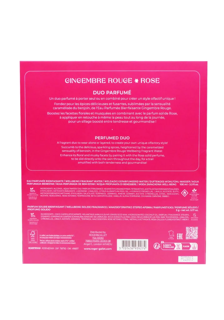 gingembre rouge coffret