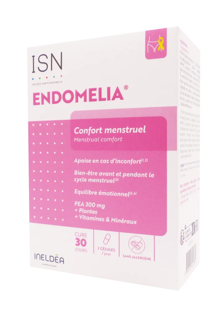 ENDOMELIA CONFORT MENSTRUEL 60 GELULES 2 isn endomelia