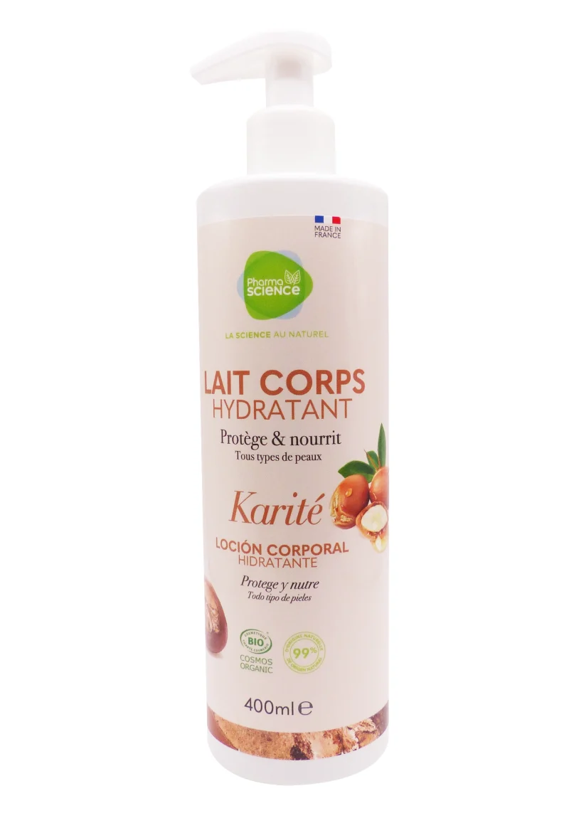 lait corps hydratant karité 400 ml