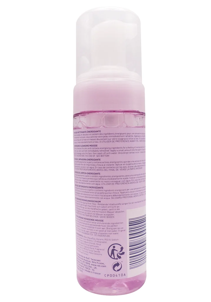 ROC MOUSSE NETTOYANTE ENERGISANTE 150ML 3 lotion roc dos