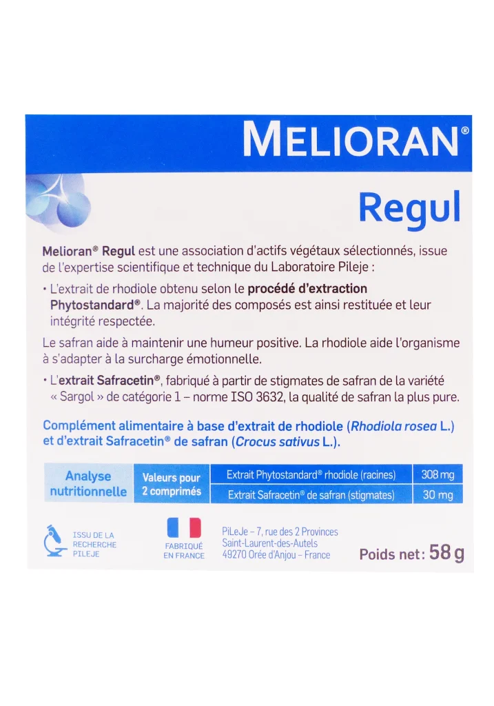 PILEJE MELIORAN REGUL 90 COMPRIMES 3 melioran regul dos