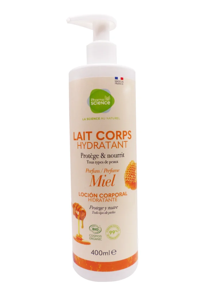LAIT CORPS HYDRATANT MIEL 400ML 2 pharmascience lait corps hydratant 400 ml