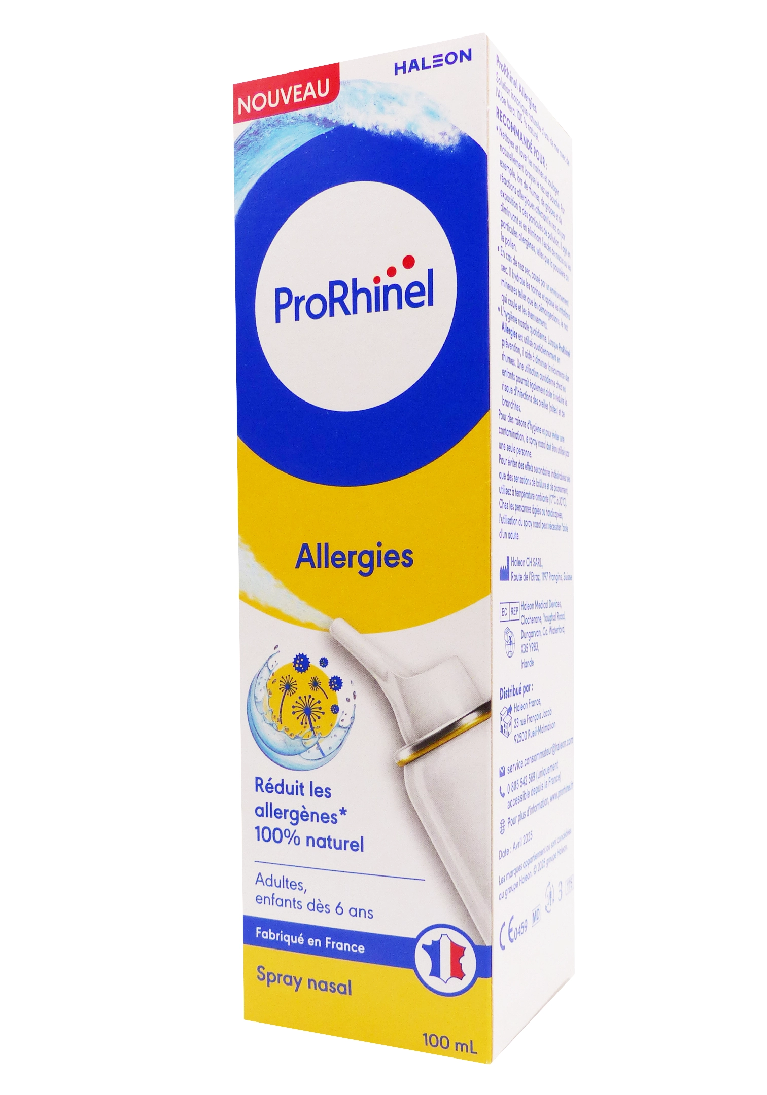PRORHINEL SPRAY ALLERGIE 100ML 1 prorhinel allargies spray nasal 100 ml