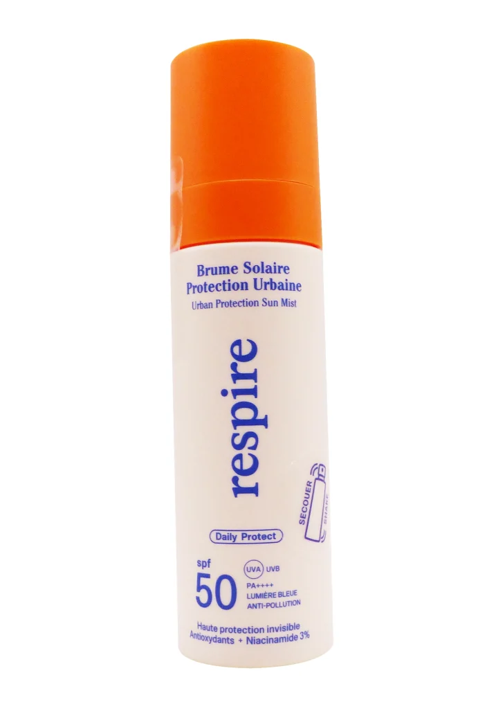 RESPIRE BRUME SOLAIRE PROTECTION URBAINE SPF50, 75ML 2 respire brume solaire spf 50
