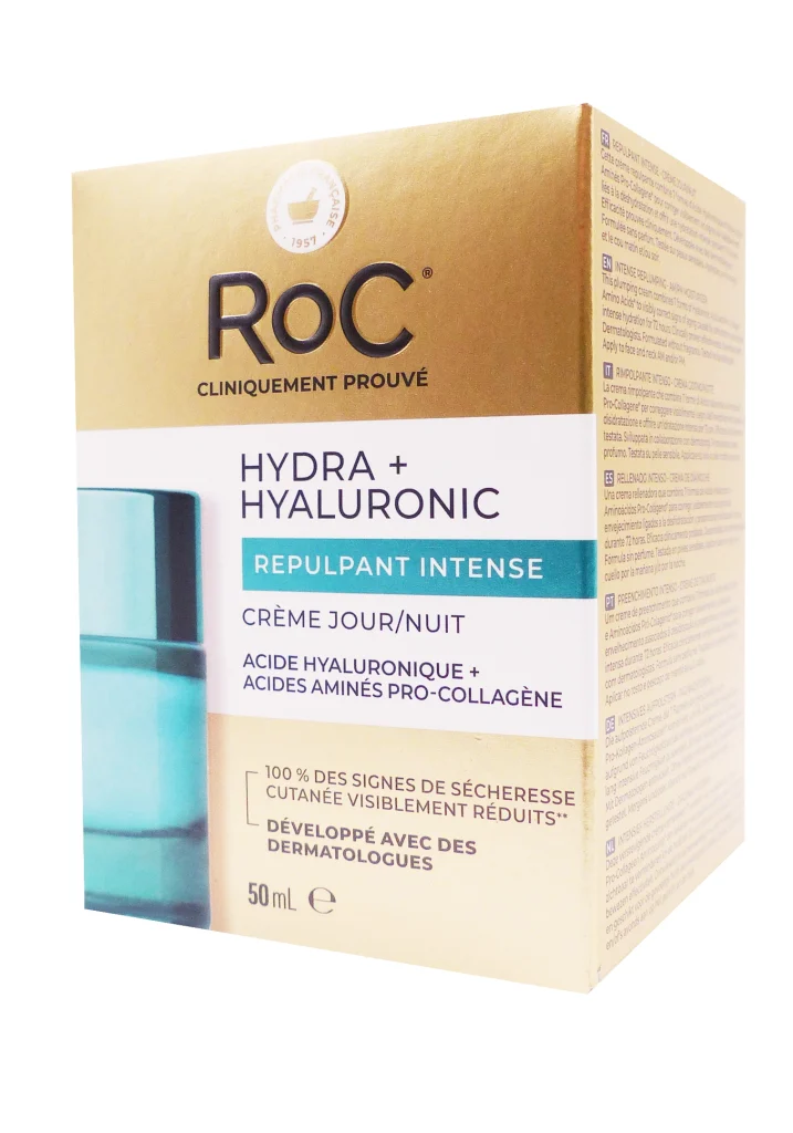 ROC MULTI CORREXION HYDRA + HYALURONIC CREME 50ML 2 roc hydra hyaluronic creme jour nuit 50 ml