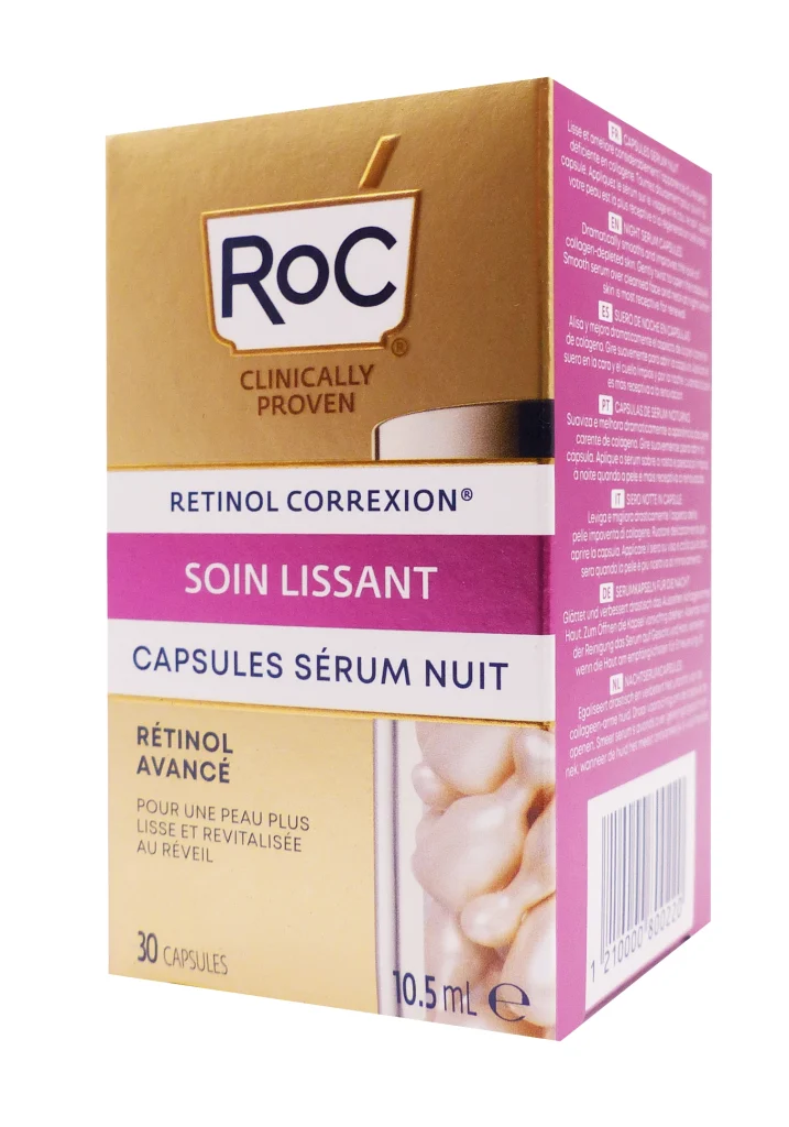 ROC SOIN LISSANT SERUM NUIT 30 CAPSULES 2 roc soin lissant