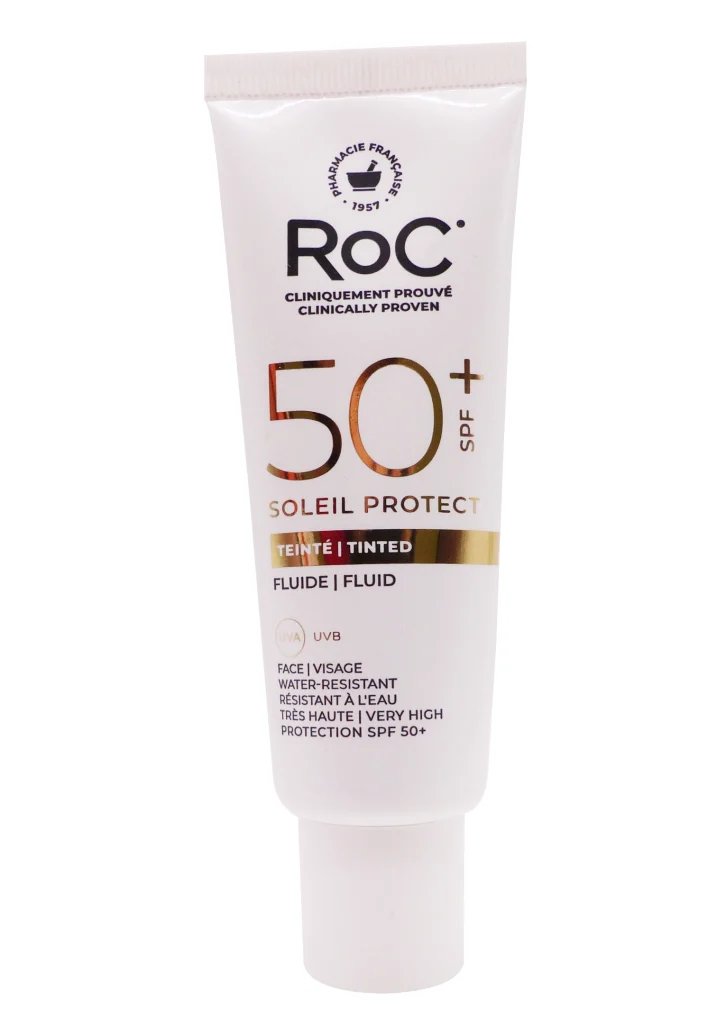 ROC SOLEIL PROTECT VISAGE FLUIDE HAUTE TOLERANCE SPF50+ 50ML 3 roc soleil protect spf 50 2