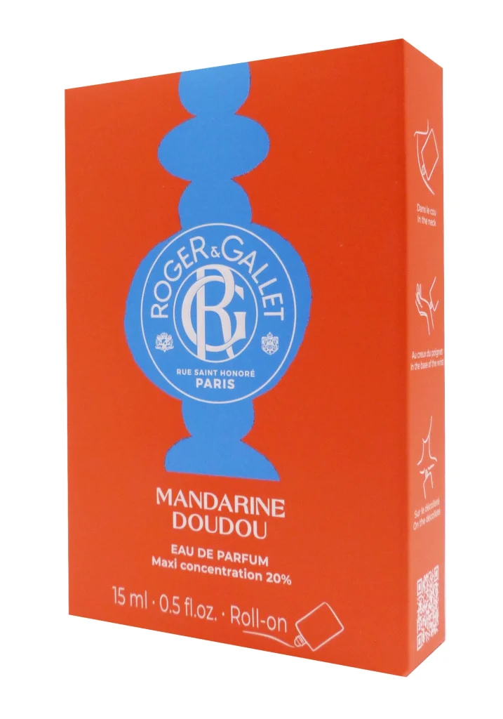 ROGER & GALLET EAU DE PARFUM MANDARINE DOUDOU ROLL-ON 15ML 2 roger et gallet mandarine doudou