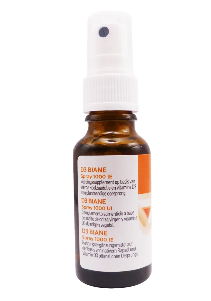 PILEJE D3 BIANE SPRAY 1000 UI 20ML 4 D3 biane dos
