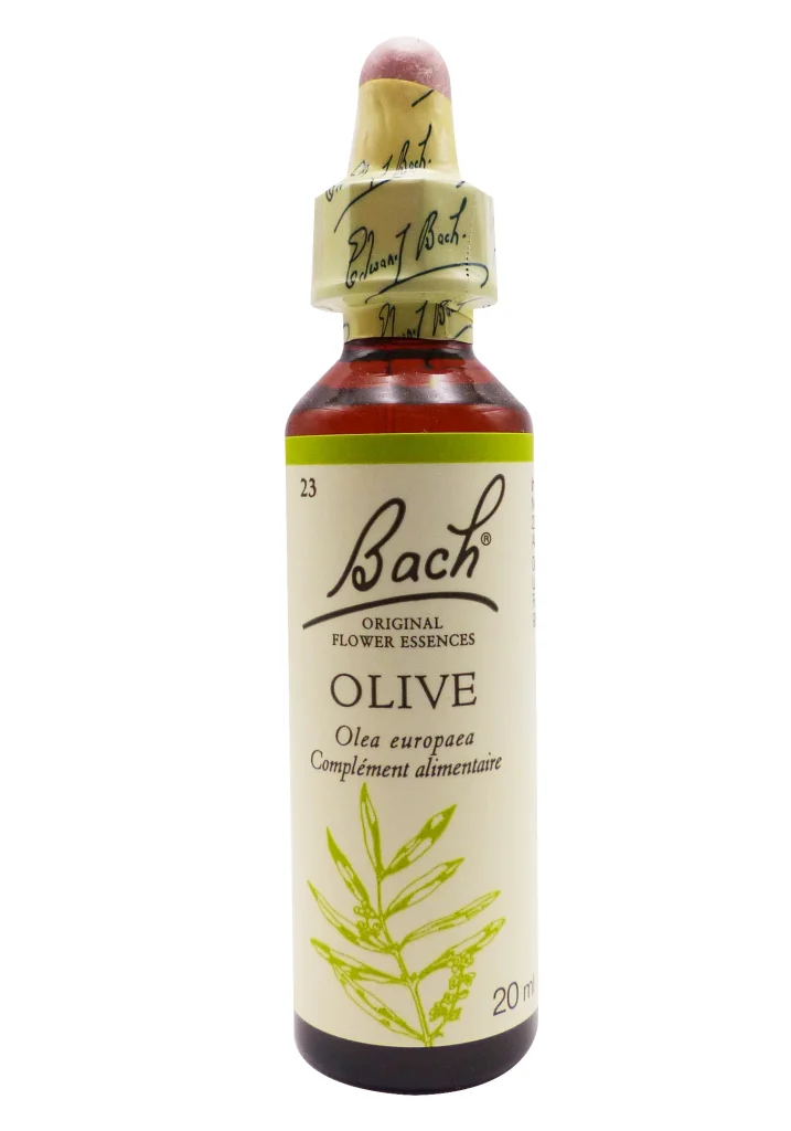 FLEURS BACH OLIVE FLACON COMPTE GOUTTE 20ML 2 bach olive