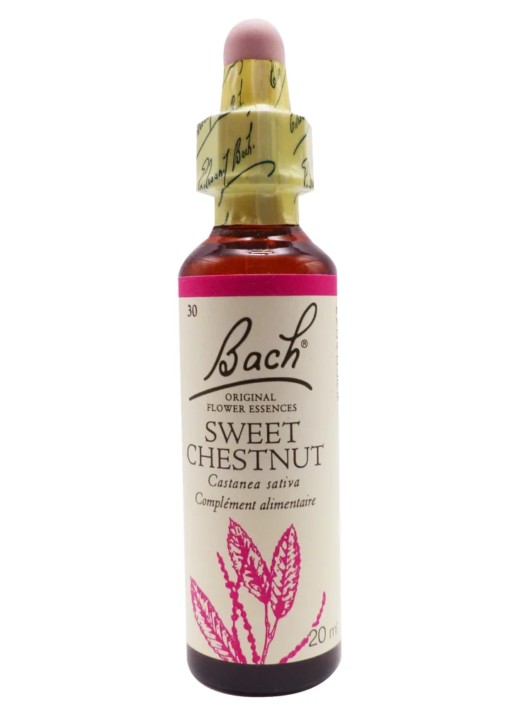 FLEURS BACH SWEET CHESTNUT FLACON COMPTE GOUTTE 20ML 2 bach sweet chestnut