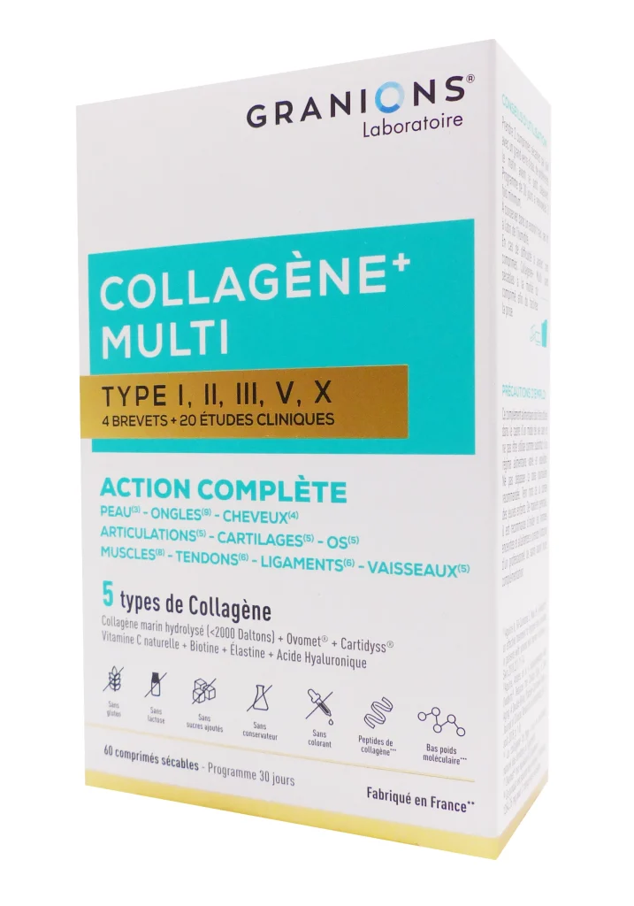 GRANIONS COLLAGENE MULTI 60 COMPRIMES 2 collagene multi granions