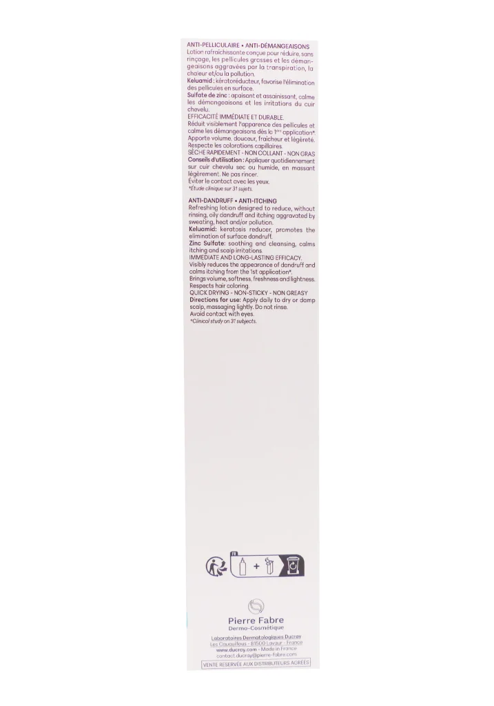 DUCRAY KELUAL SQUANORM LOT RAFRAICH 190ML 5 dos anti pelliculaire 1