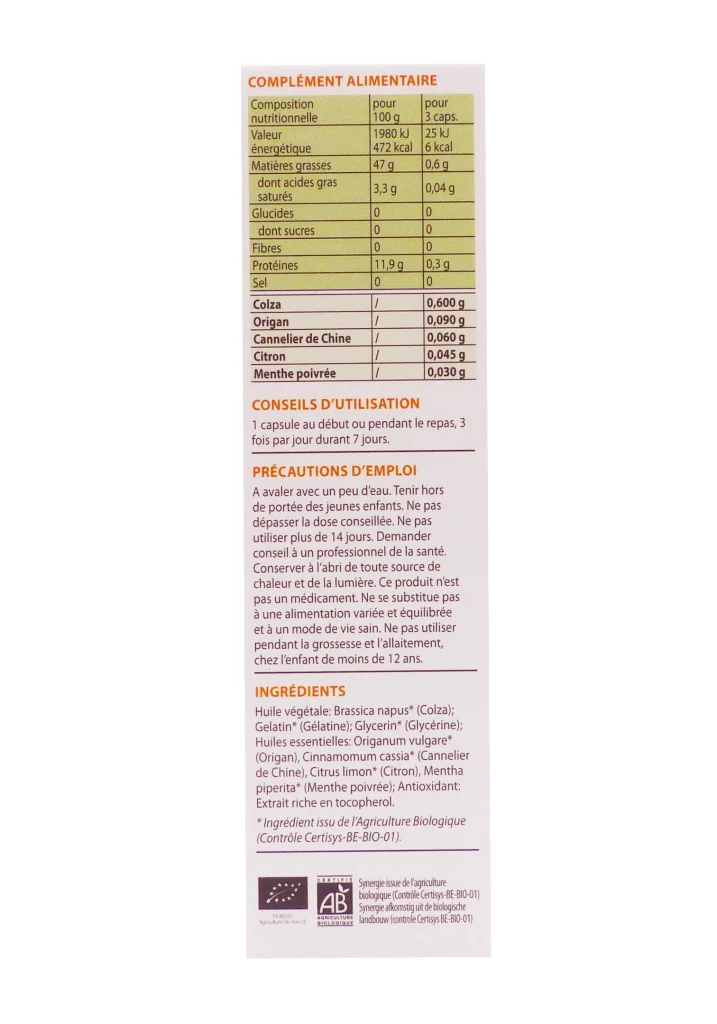 PRANAROM SANTE INTESTINALE 2 OLEOCAPS + BIO 30 CAPSULES 3 dos comp 1