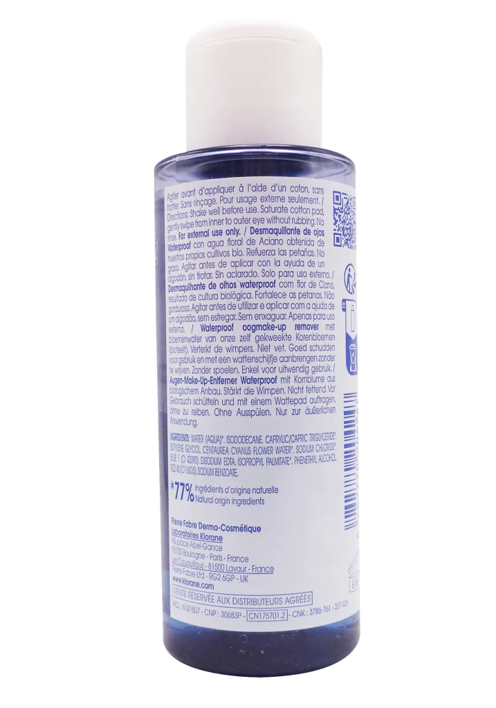 KLORANE DEMQUILLANT YEUX WATERPROOF 100ML 3 dos klorane demaquillant 1