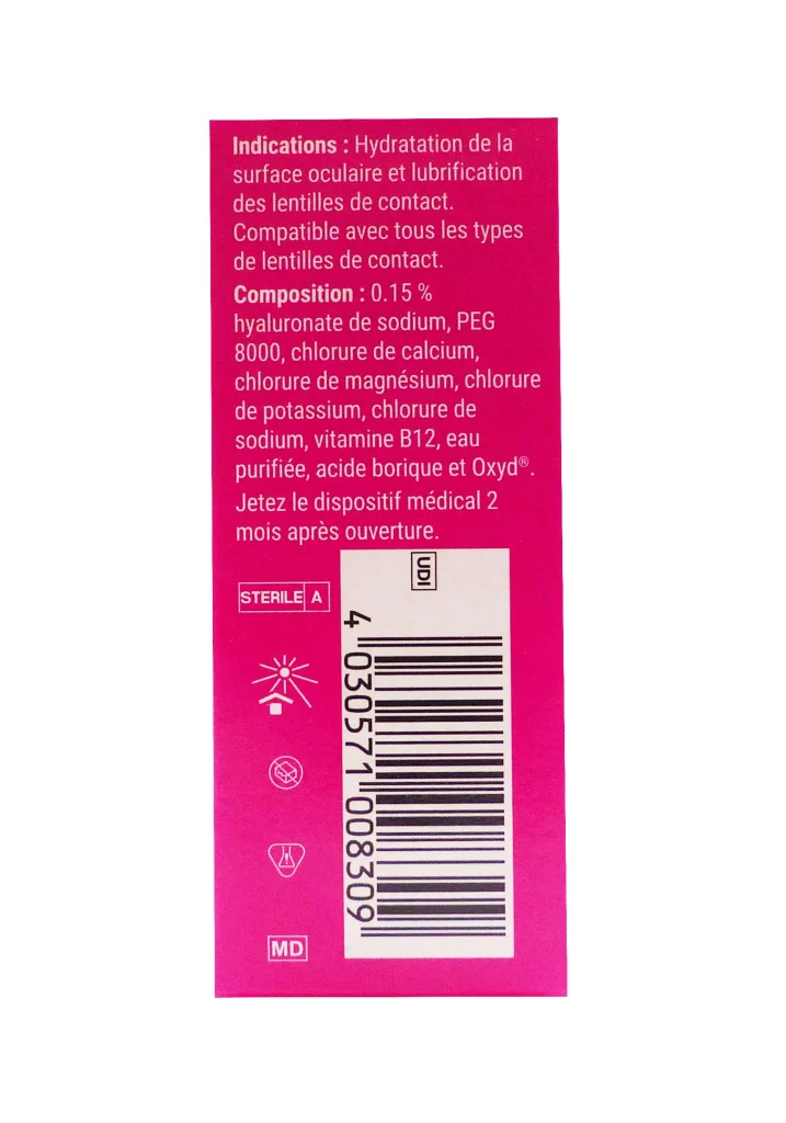 VITADROP SOLUTION OPTHALMIQUE 10 ML 3 dos nacl