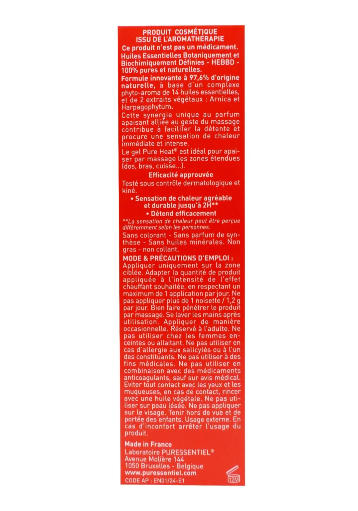 PURESSENTIEL GEL PURE HEA ARTIampMUSCL 80ML 5 dos roll on