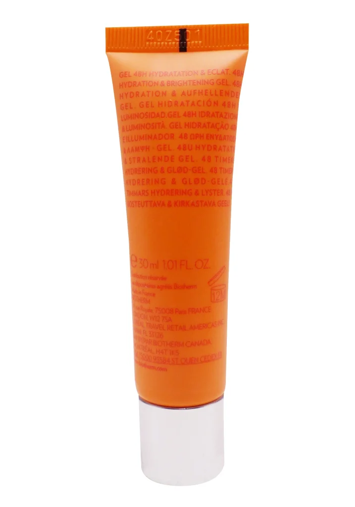 BIOTHERM AQUASOURCE VITAMIN GLOW GEL 30ML 5 dos tube