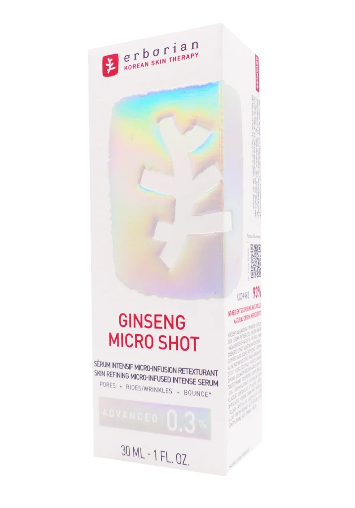 ERBORIAN GINSENG MICRO SHOT 0.3 30ML 2 erborian ginseng micro shot 30 ml