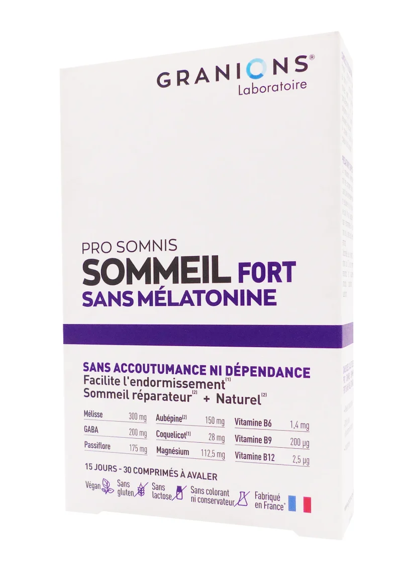 granions sommeil fort sans mélatonine