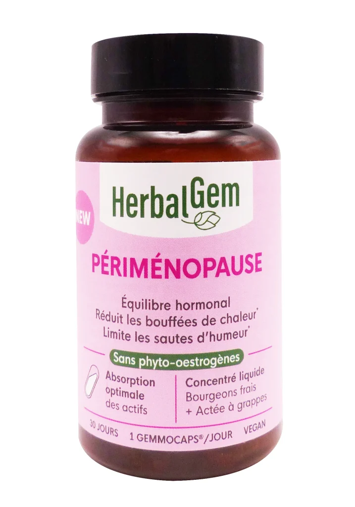 HERBALGEM GEMMOCAPS PERIMENOPAUSE 30 CAPSULES 2 herbal gem perimenopause 30 jours
