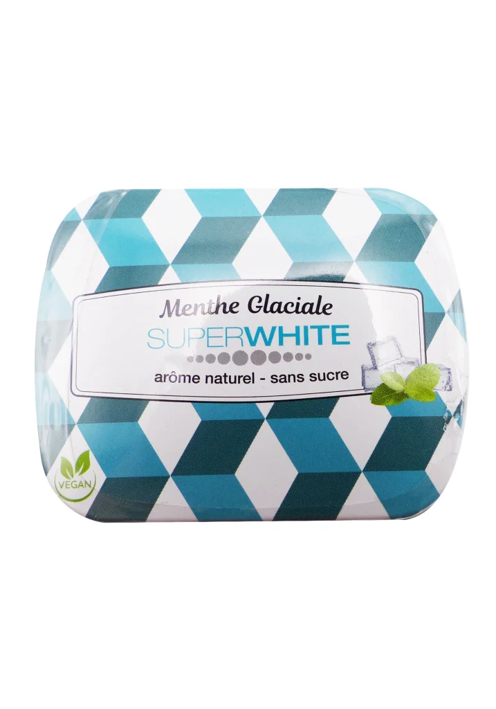SUPERWHITE FRESH MINI MINTS MENT GLACIALE 14G 2 menthe glaciale superwhite