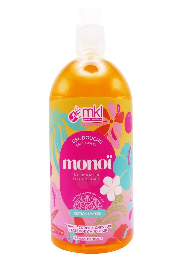 MKL GEL DOUCHE SANS SAVON MONOÏ 1L 2 monoi gel douche 1L