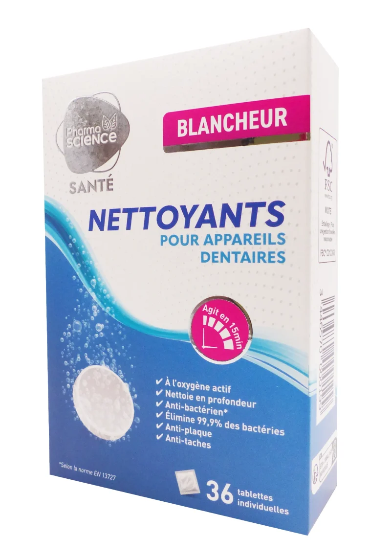pharmascience nettoyants 36 tablettes