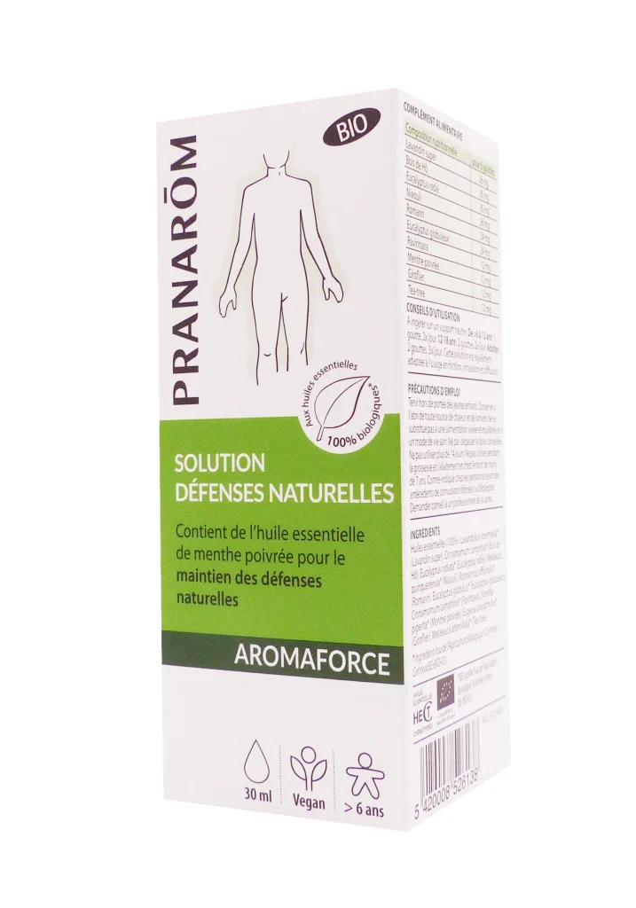 PRANAROM AROMAFORCE SOLUTION DEFENSE NATURELLES BIO 5ML 2 pranarom solution defenses naturelles