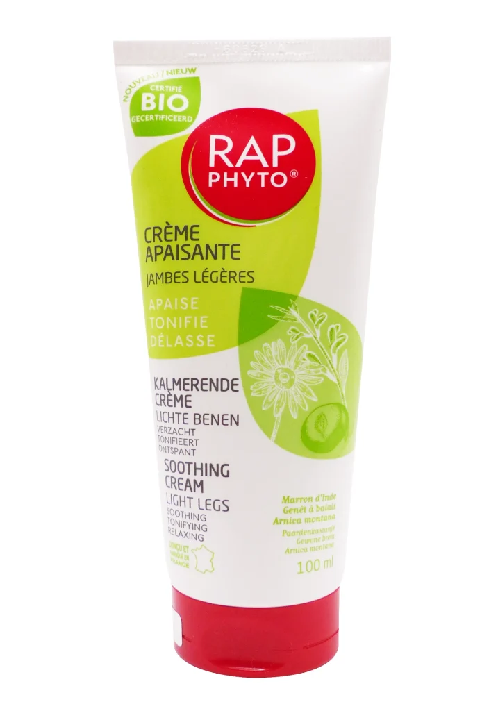 RAP PHYTO CREME APAISANTE JAMBES LEGERES 100 ML 2 rap phyto creme apaisante jambes legeres 100 ml