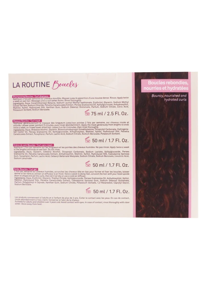 LUXEOL COFF ROUTINE BOUCLESAFORMAT VOYAGE 3 routine boucles