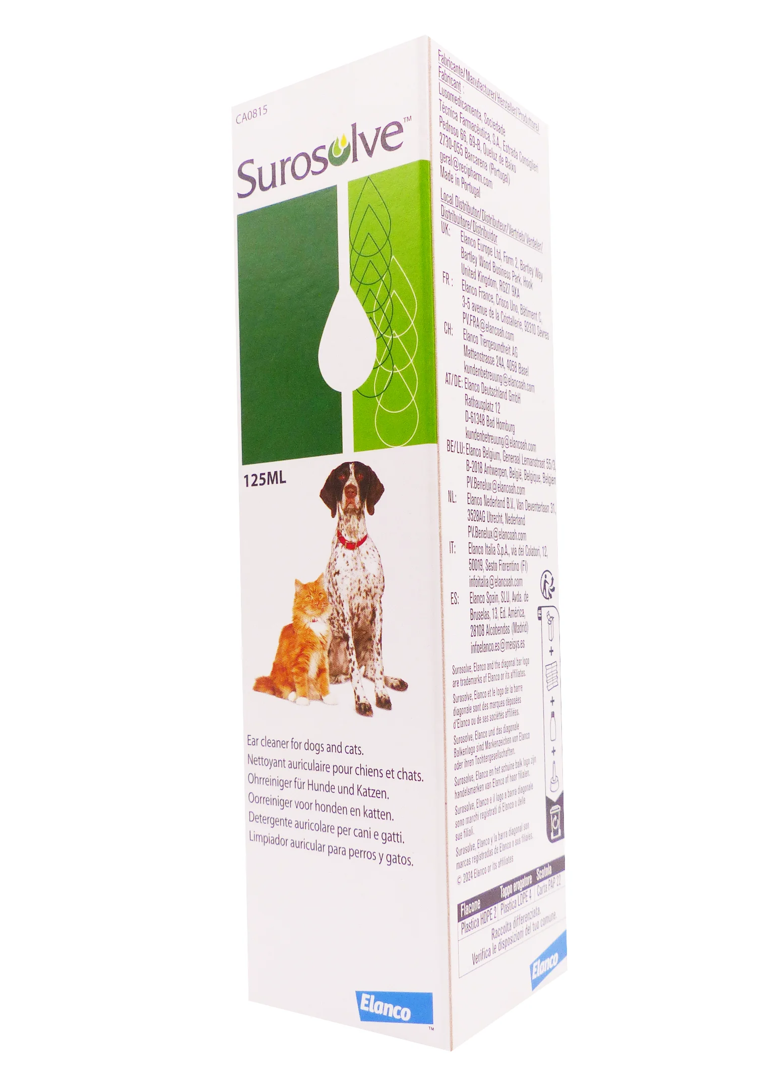 SUROSOLVE NETTOYANT AURICULAIRE 125ML 1 sursolve