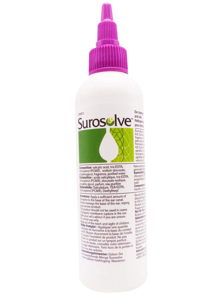 SUROSOLVE NETTOYANT AURICULAIRE 125ML 4 sursolve bouteille