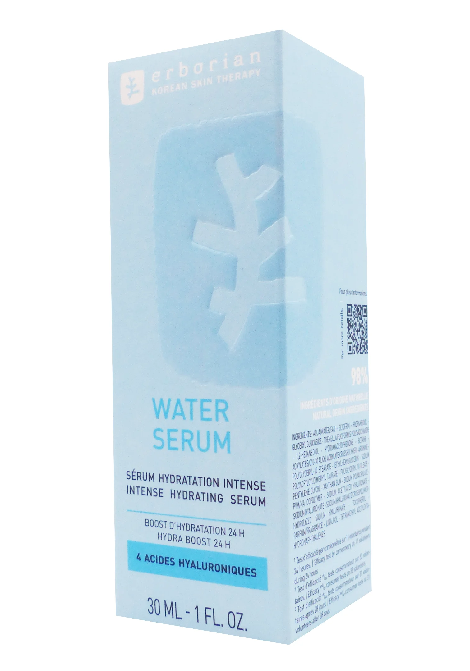ERBORIAN WATER SERUM 30ML 1 water serum hydratation intense 30 ml