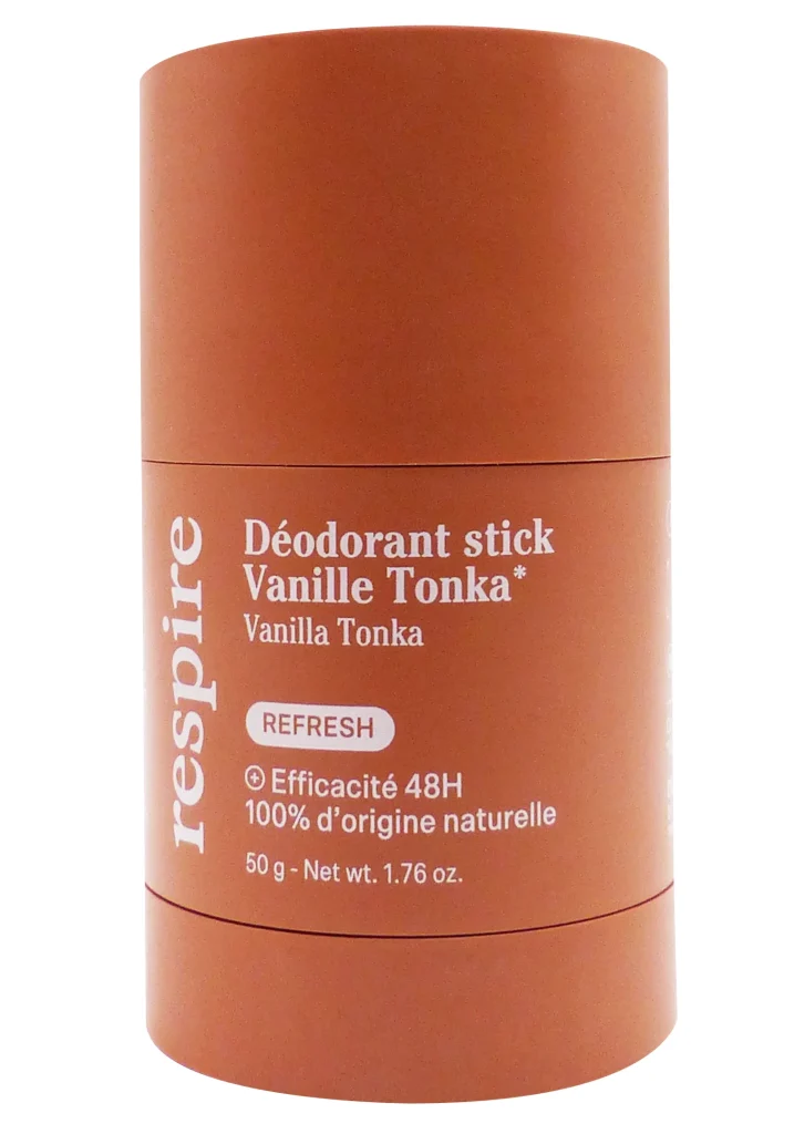 RESPIRE DEODORANT STICK VANILLE TONKA 50G 2 deodorant stick vanille tonka respire