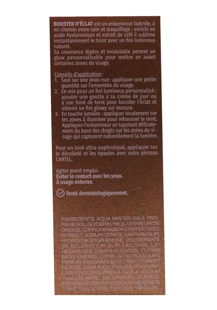 VITRY BOOSTER D'ECLAT 03 BRONZE 15 ML 5 dos 03 bronze vitry