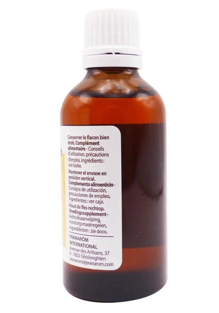 PRANAROM HUILE VEGETALE DE ROSE MUSQUEE 50ML 5 dos flacon huile vegetale