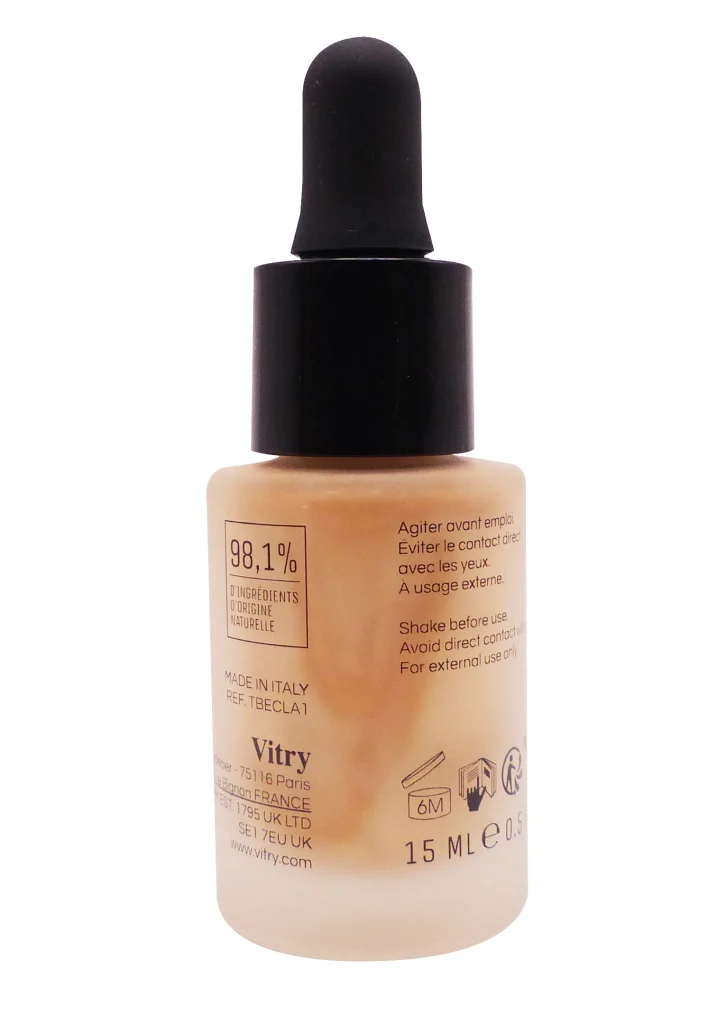 VITRY BOOSTER D'ECLAT 01 PERLE 15 ML 4 dos flacon vitry