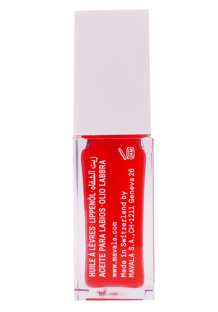 MAVALA NUTRI LIP OIL SUNNY 7,5ML 3 dos huile a levre rouge