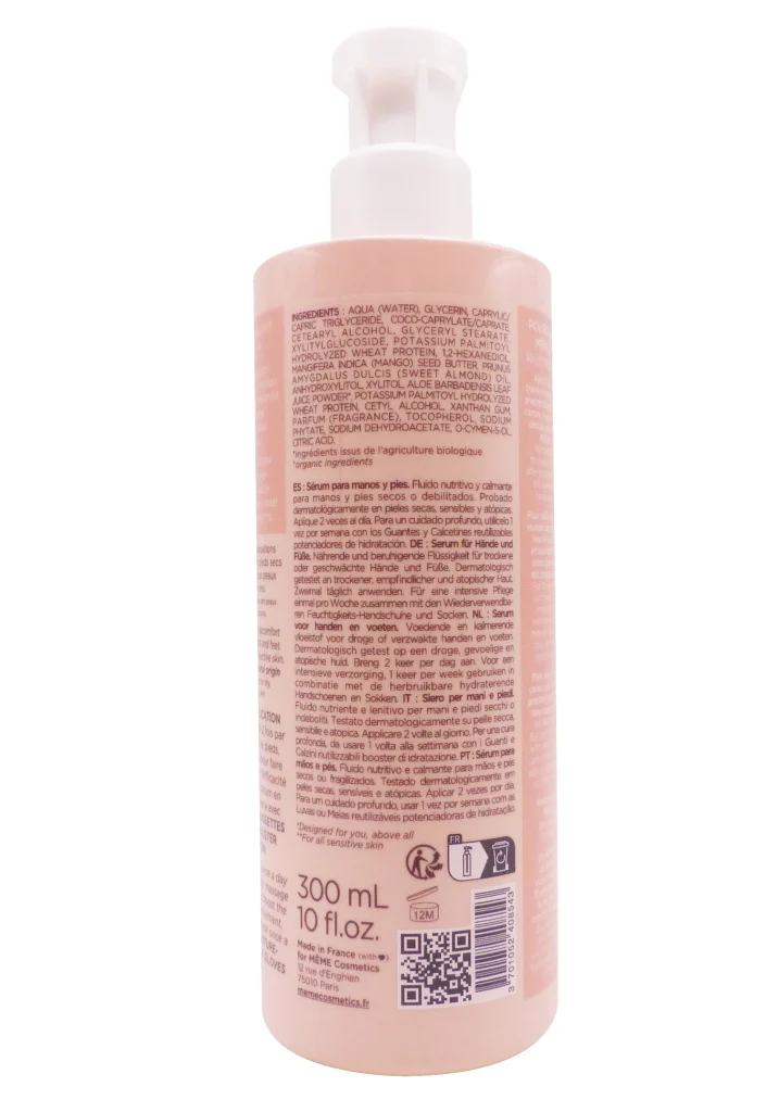 MEME SERUM MAINS ET PIEDS 300ML 3 dos meme serum mains pieds
