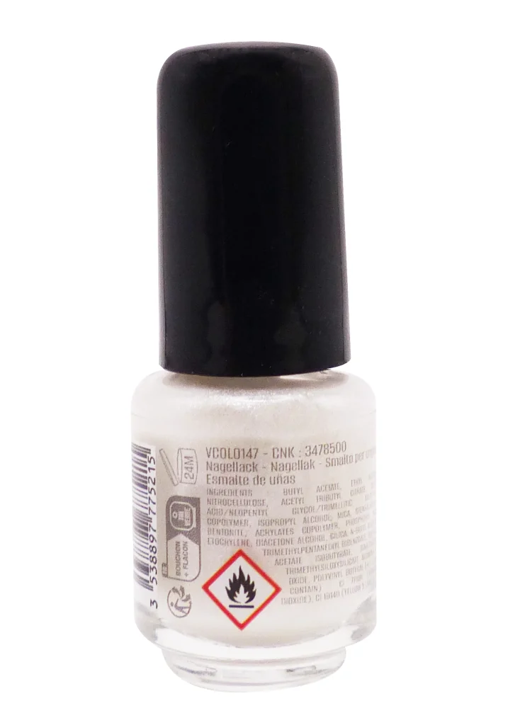 VITRY VERNIS A ONGLES MINI N°147 PORCELAINE 4ML 3 dos vernis 2