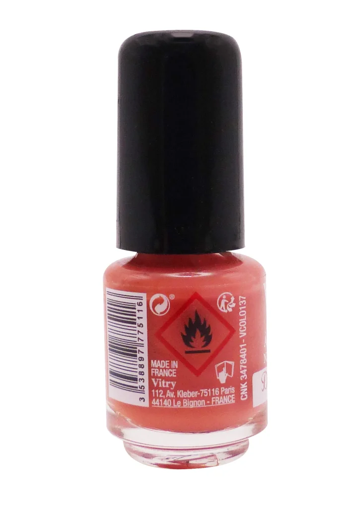 VITRY VERNIS A ONGLES MINI N°137 DOLCE VITA 4ML 3 dos vernis 6
